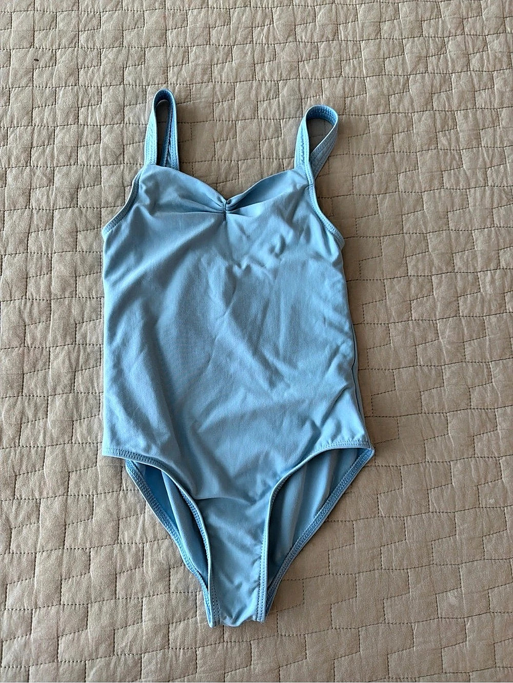 Wear Moi Faustine Youth Tank Leotard Blue Size 10/12